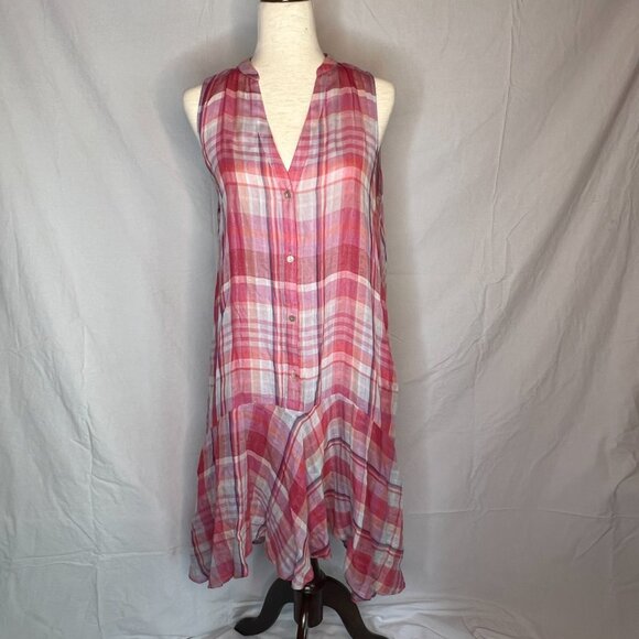 Anthro Maeve Pippa Swing Plaid Dress - Picture 10 of 10